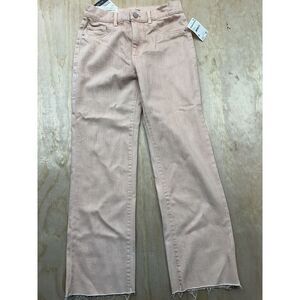 DL 1961 Patti Straight Certified Cotton High Rise Vintage Ankle 26 Light Pink